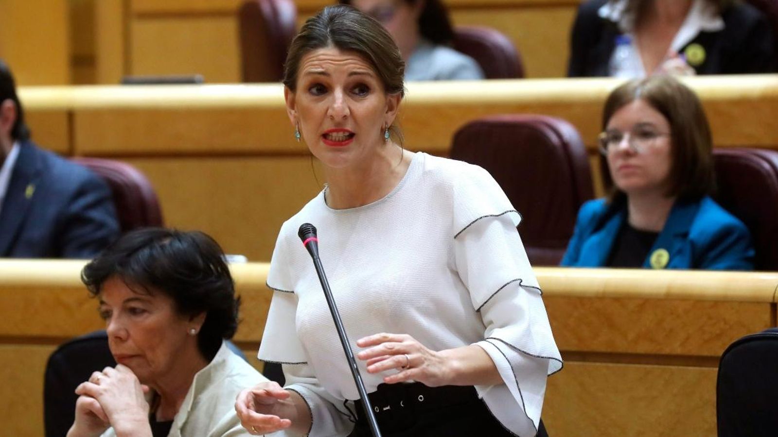 La ministra de Treball i Economia Social, Yolanda Díaz,