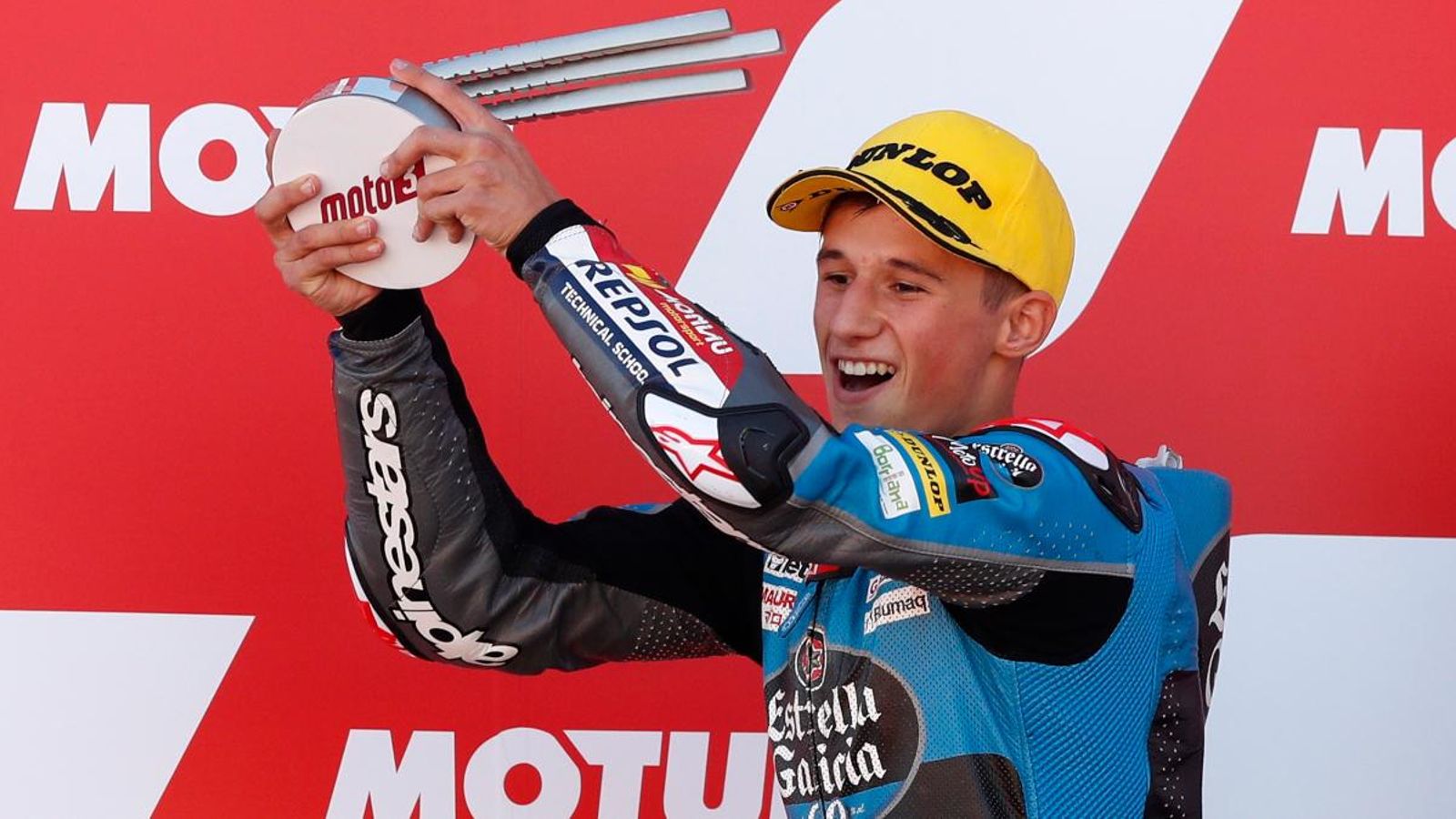 Sergio García Dols, en el podi