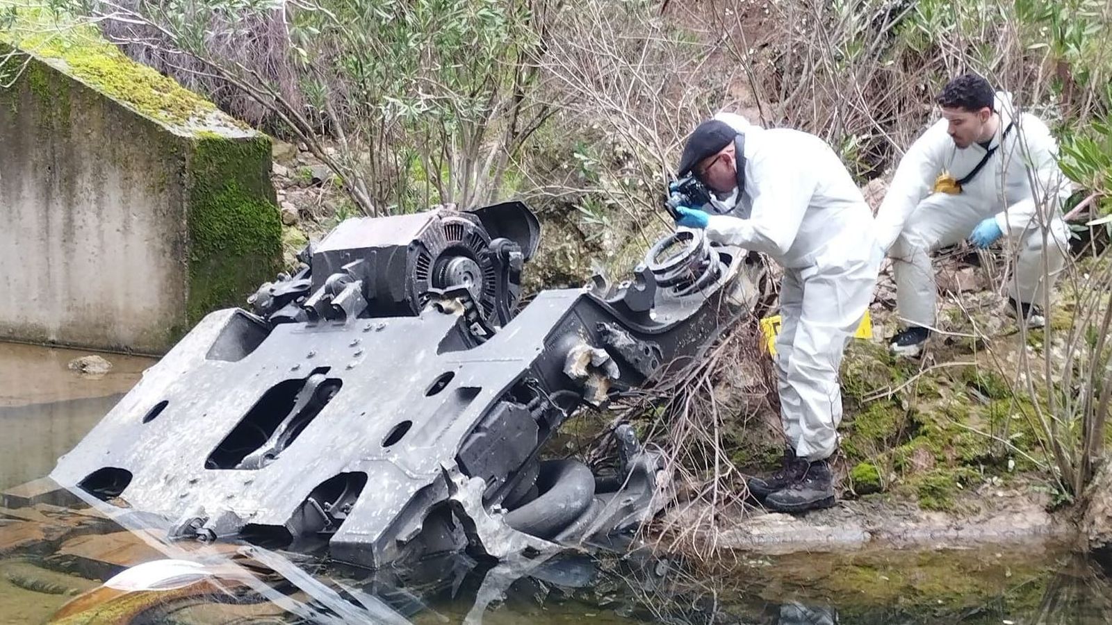 La Guàrdia Civil investiga la peça de l'eix d'un tren trobada prop del lloc de l'accident ferroviari de Adamuz del passat diumenge