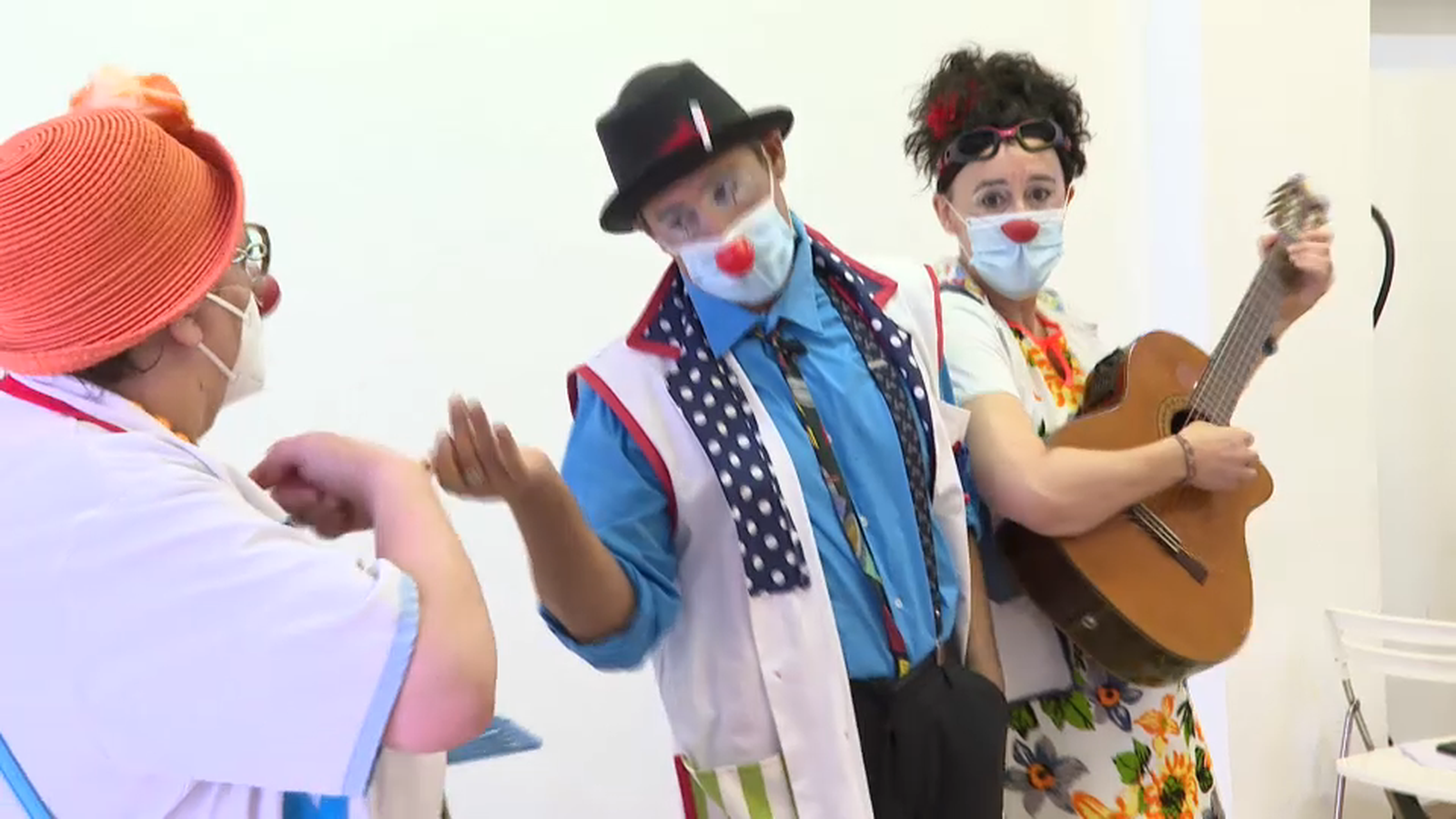 Artistes de l'ONG Payasospital