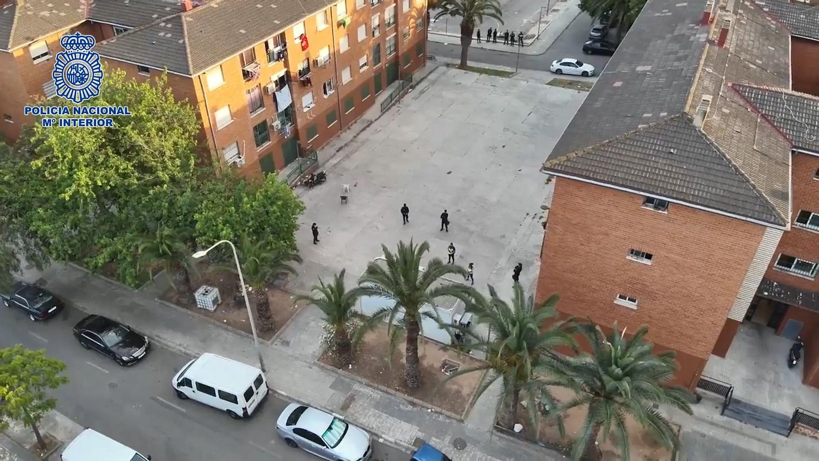 Imatge d'arxiu de l'operació policial al barri de La Coma Operació policial al barri de La Coma