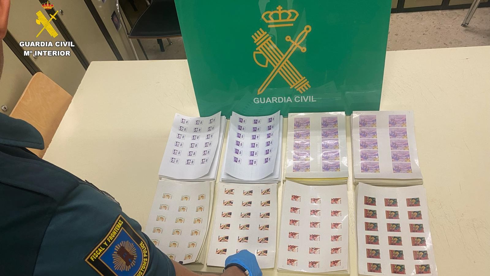 Segells intervinguts per la Guàrdia Civil