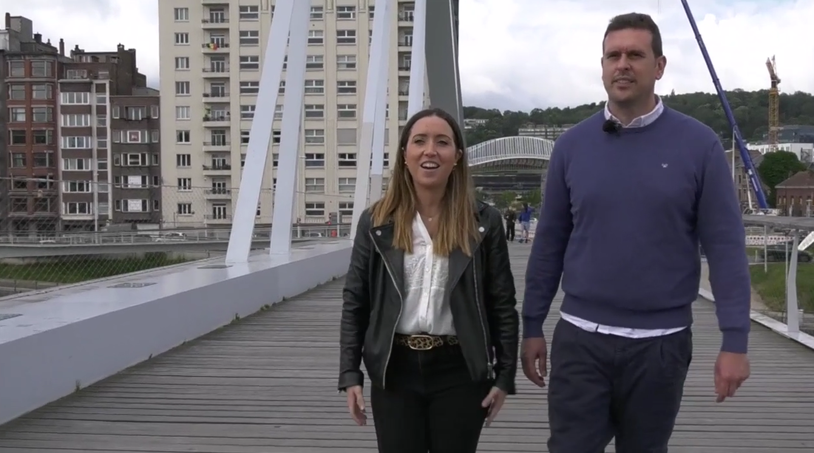 Amb esta parella visitarem els llocs més interessants de Lieja, la ciutat més important de la regió valona