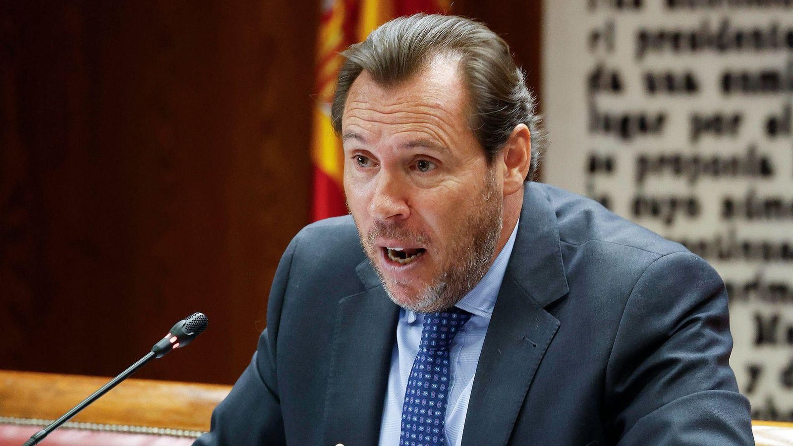 El ministre Puente, este divendres en el Senat