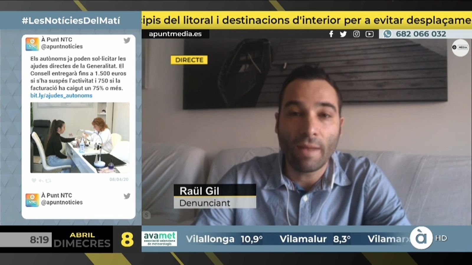 08.04.2020 |  NM Entrevista a Raül Gil