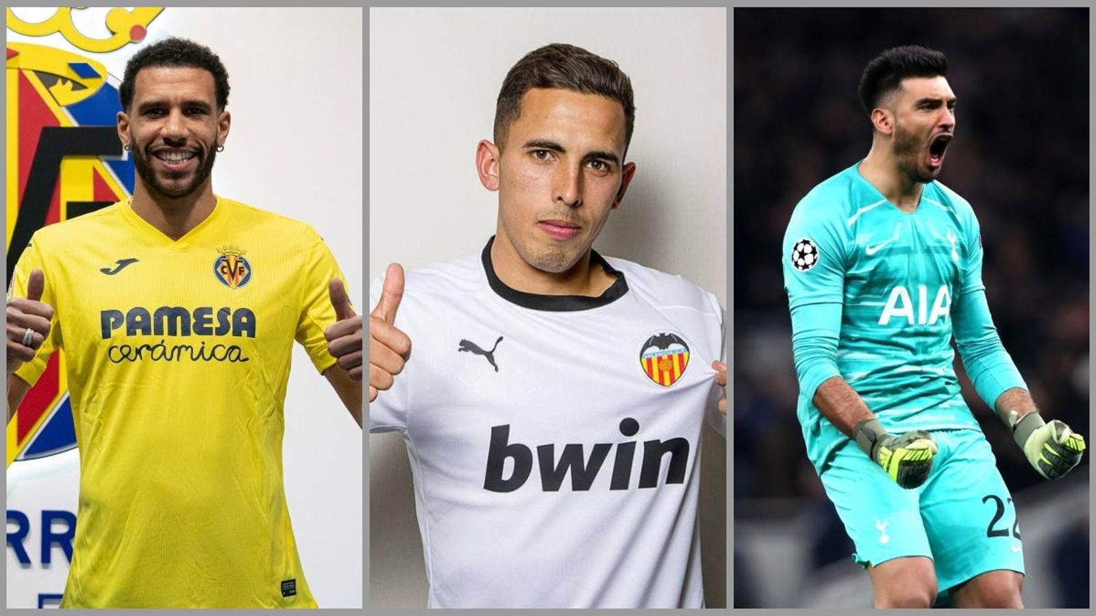 Els nous fitxatges del Vila-real, Étienne Capoue; València, Christian Oliva; i Elx, Paolo Gazzaniga