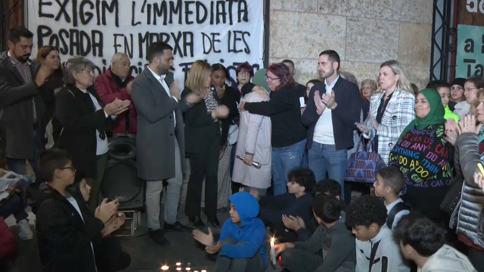 Vigília pel crim masclista a Sagunt
