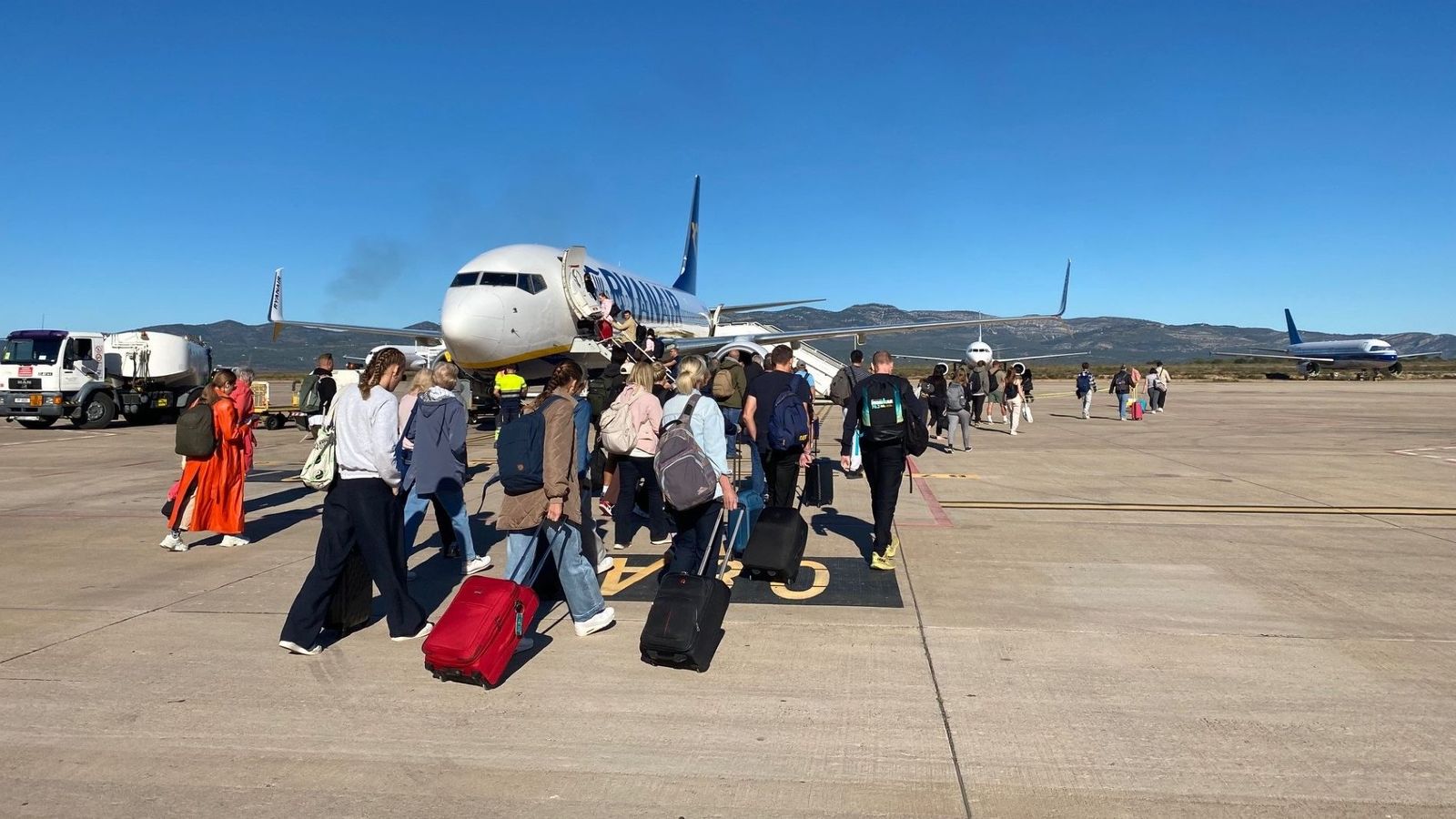 Passatgers a l'aeroport de Castelló