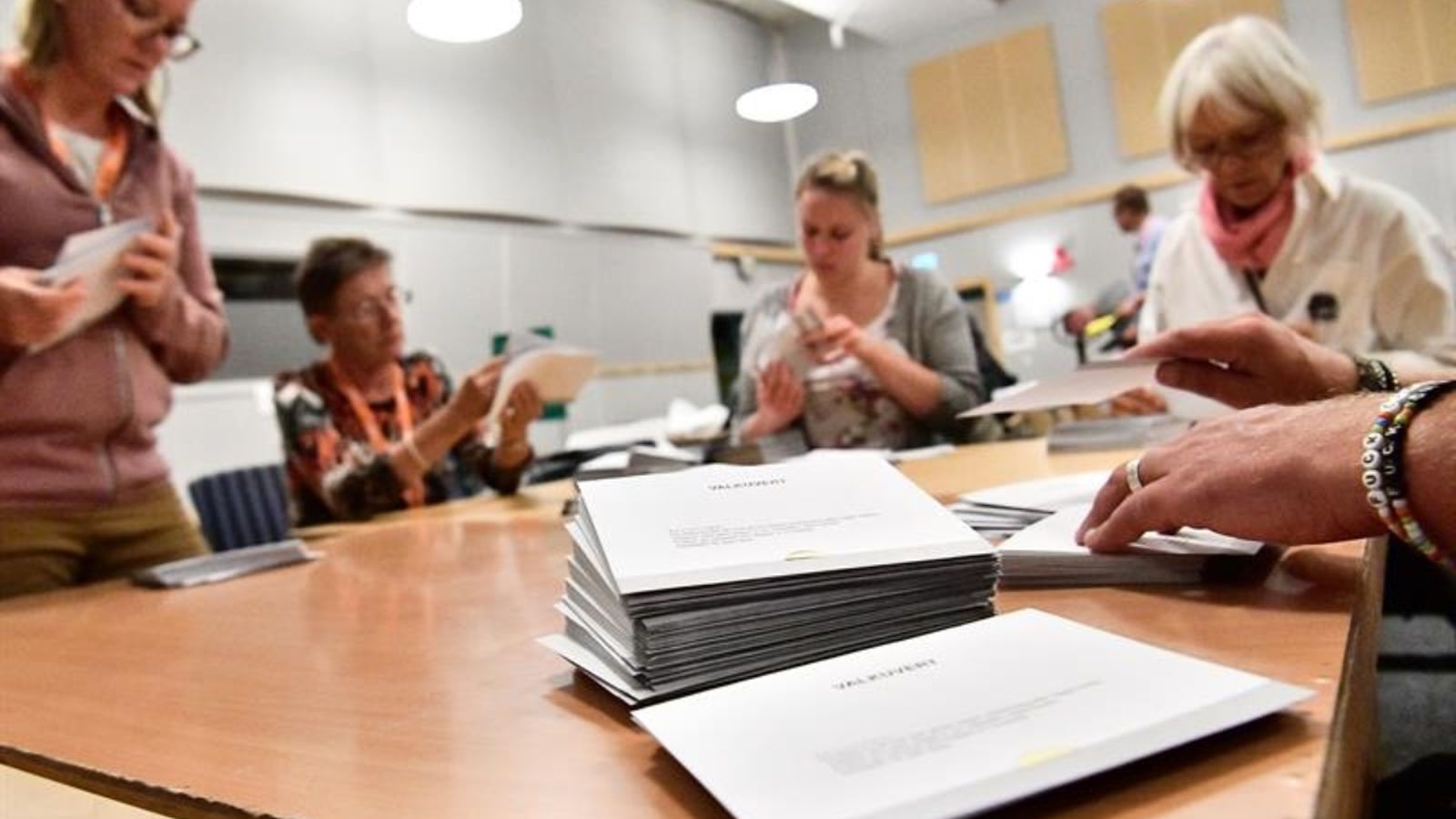 Recompte de vots a les eleccions sueques