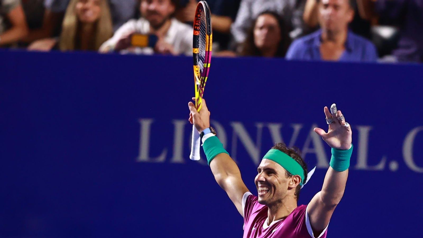 Rafa Nadal celebra el triomf