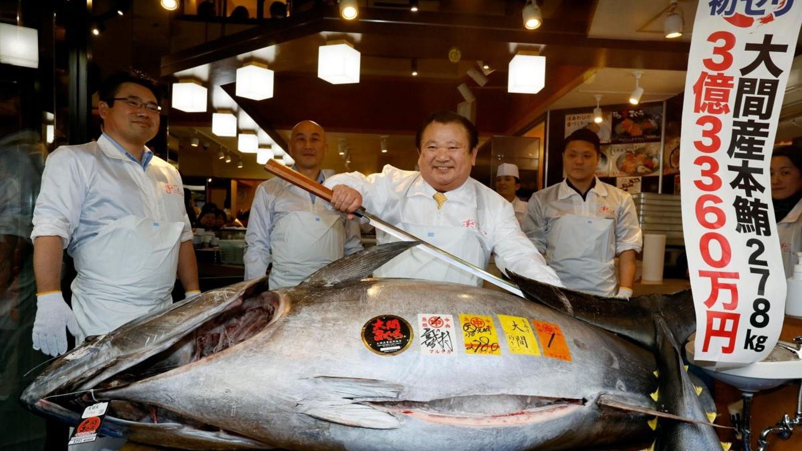 Kiyoshi Kiyomura ha comprat la tonyina roja
