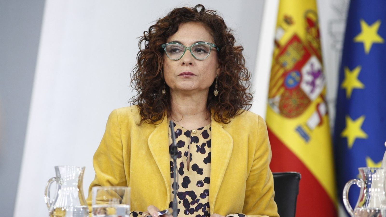 La ministra d'Hisenda, María Jesús Montero, després del Consell de Ministres