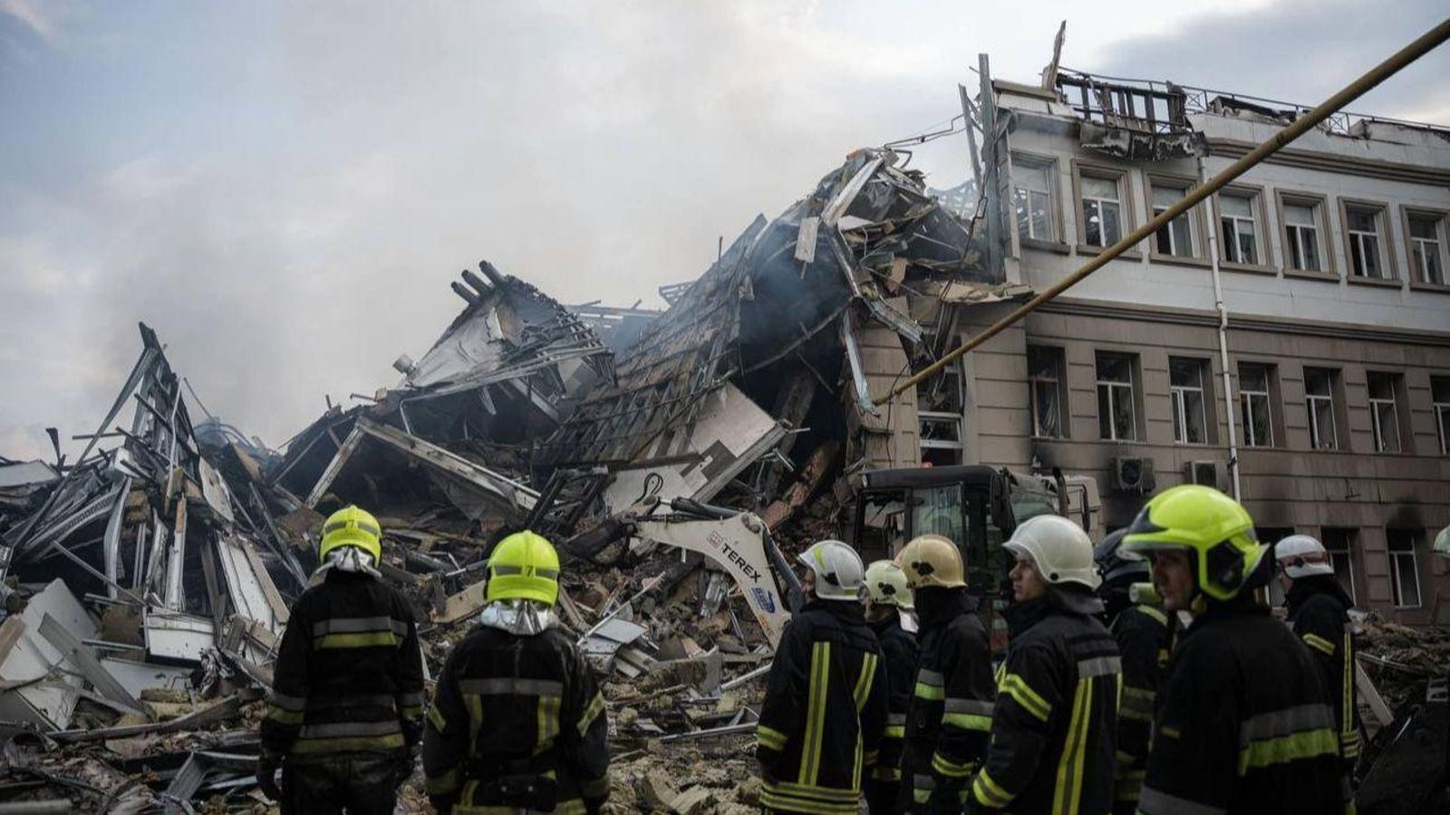 Enderrocs provocats pel tercer bombardeig rus a Odessa, la matinada del 20 de juliol Quart atac rus Odessa