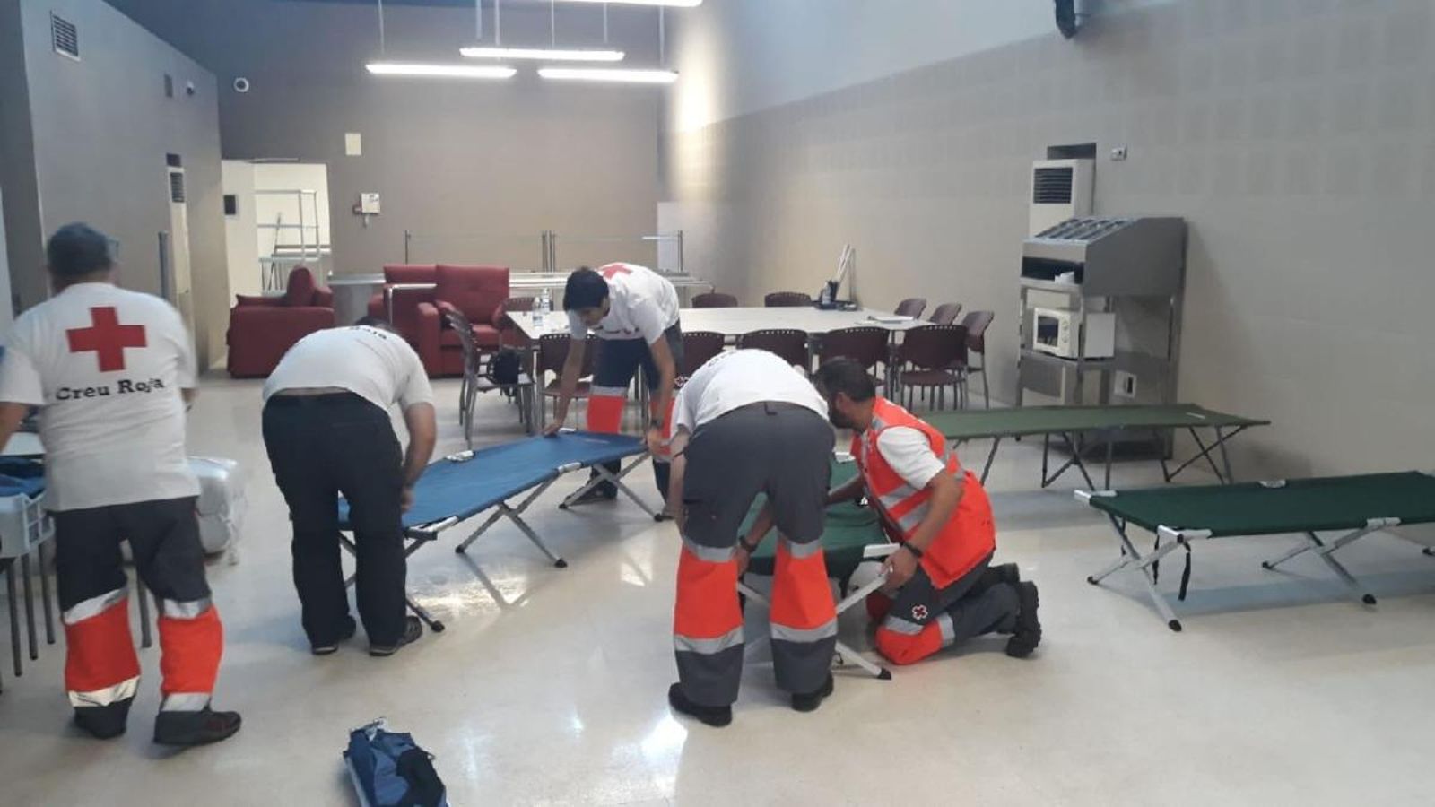 Creu Roja obri sis albergs amb 137 places en diversos municipis