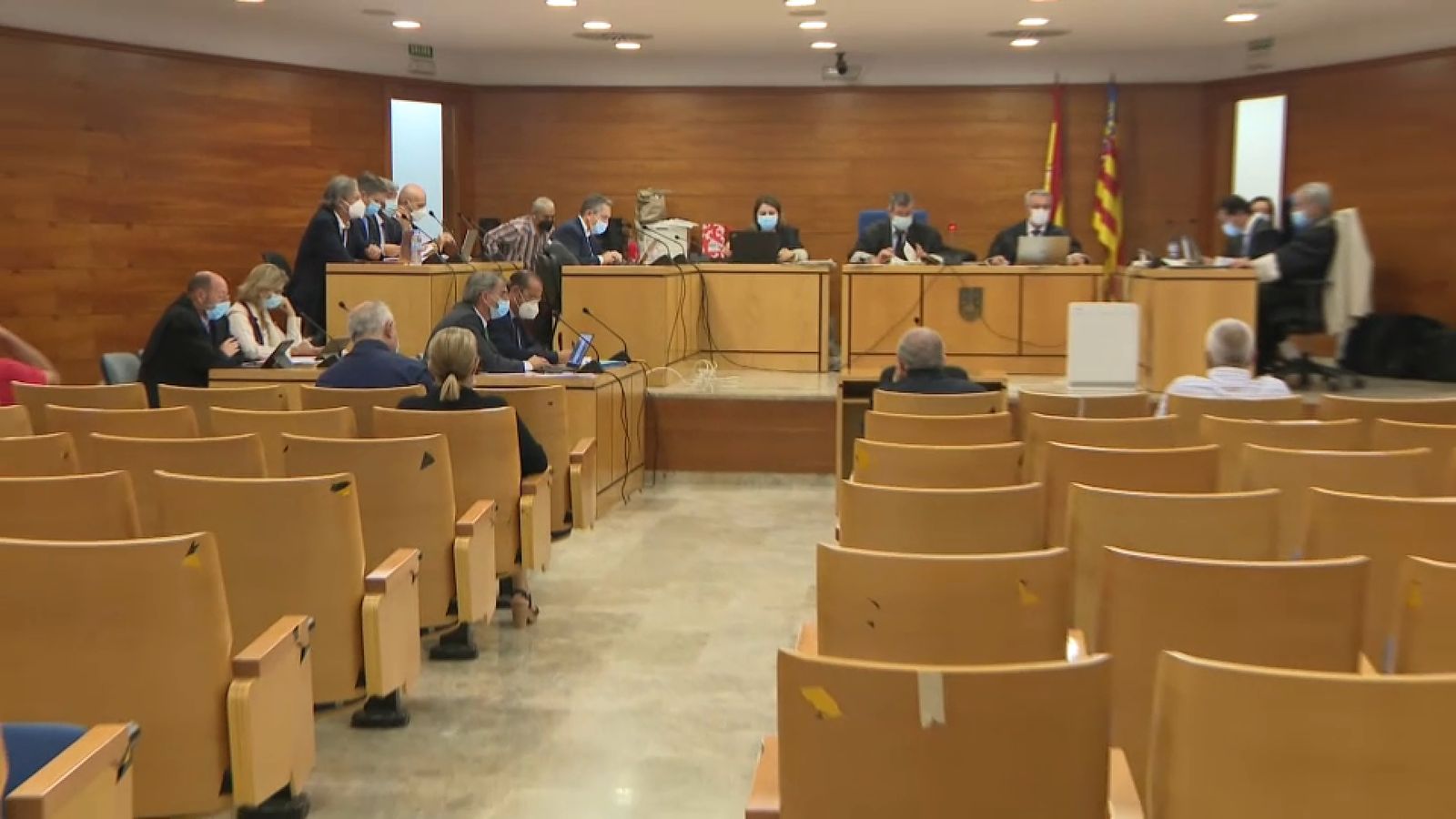 Un moment de la sessió del juí que ha acollit aquest dimarts l'Audiència d'Alacant