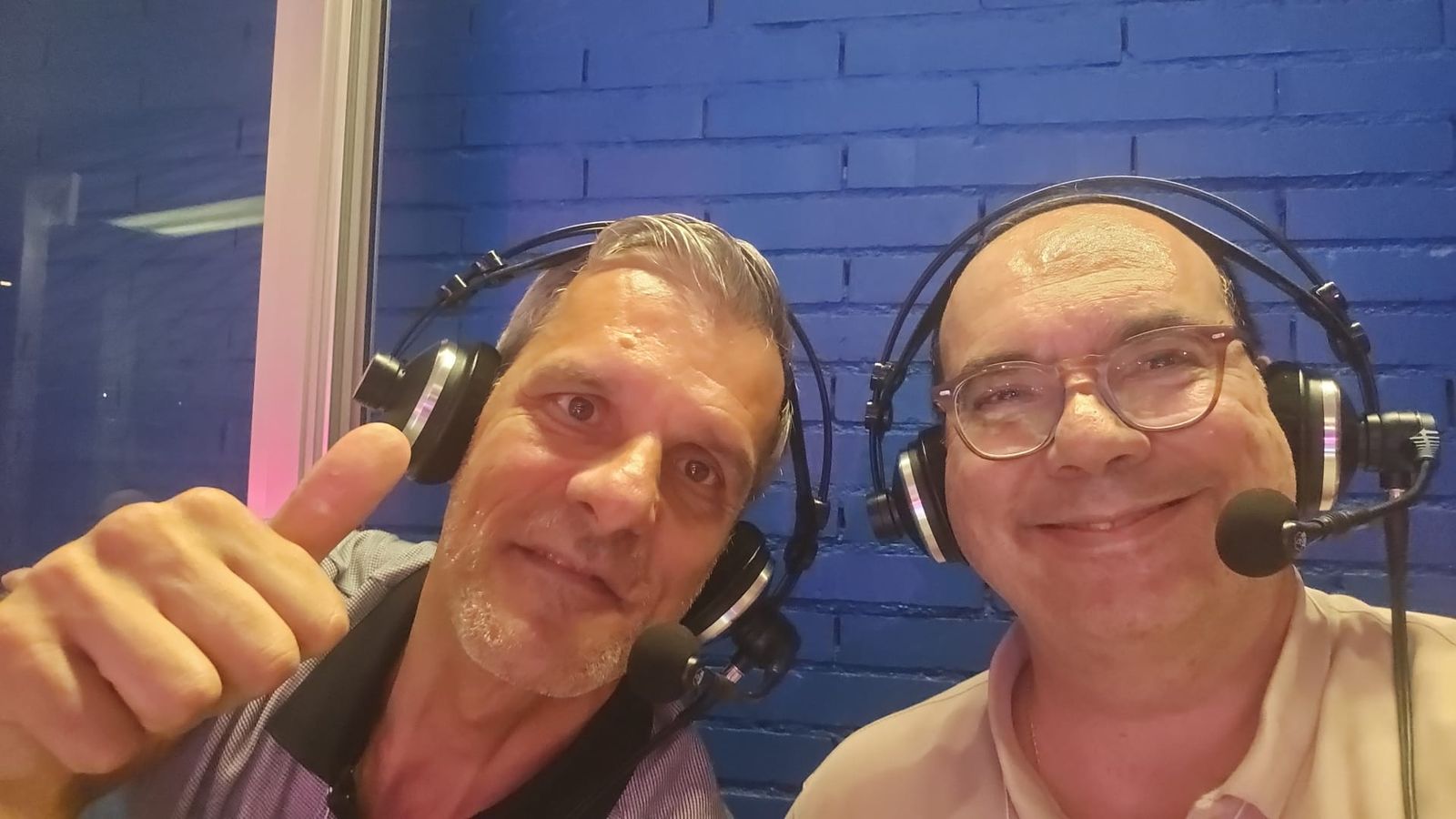 Nacho Rodilla i Luis Urrutia a la retransmissió de 'Punt a punt'