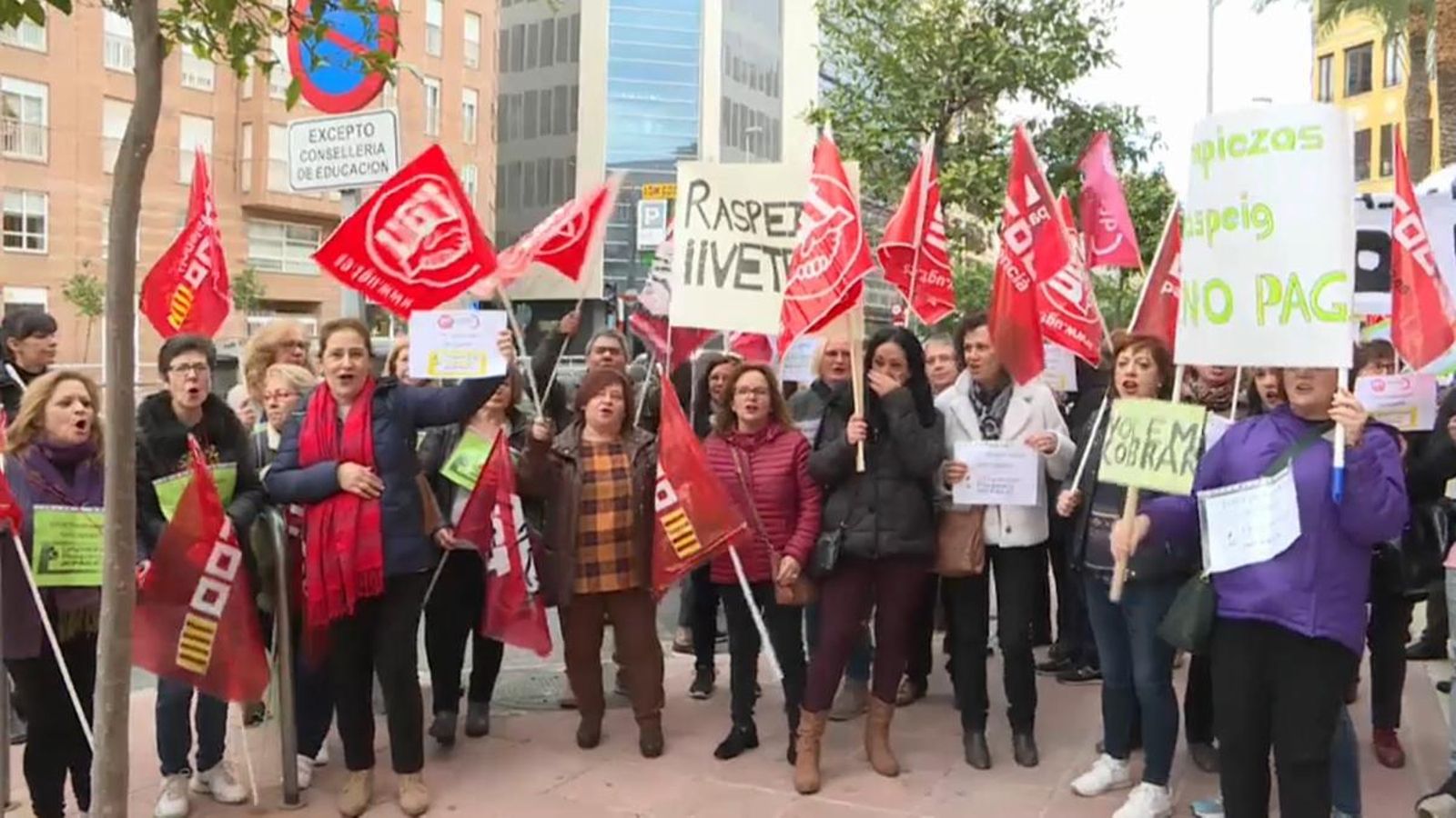 Concentració el passat mes de gener