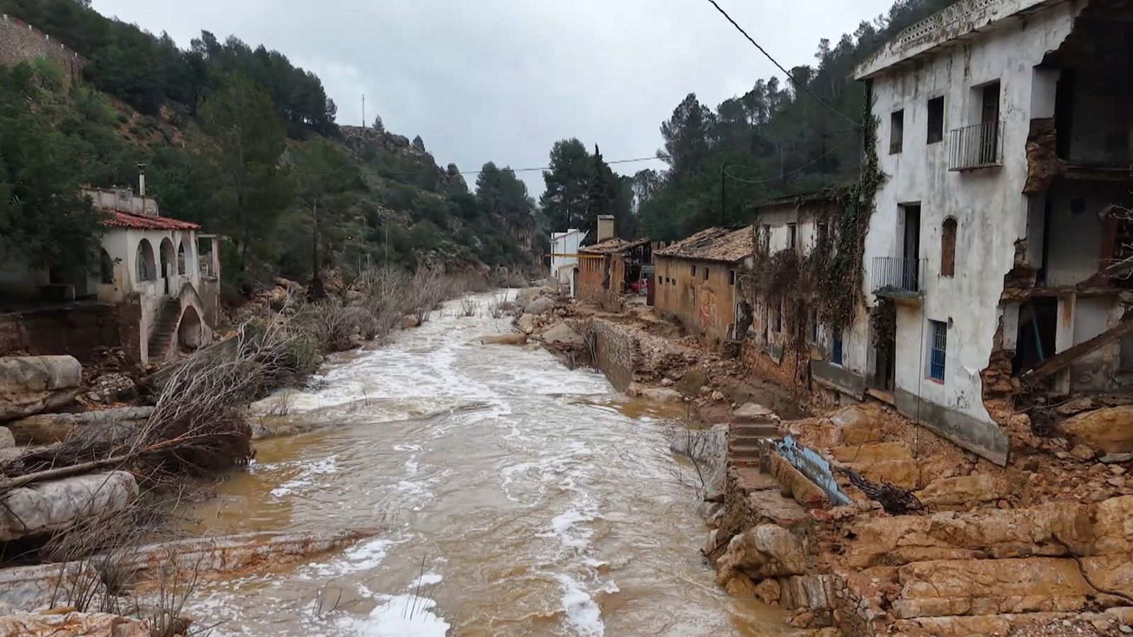 Riu Bunyol des de l'aire