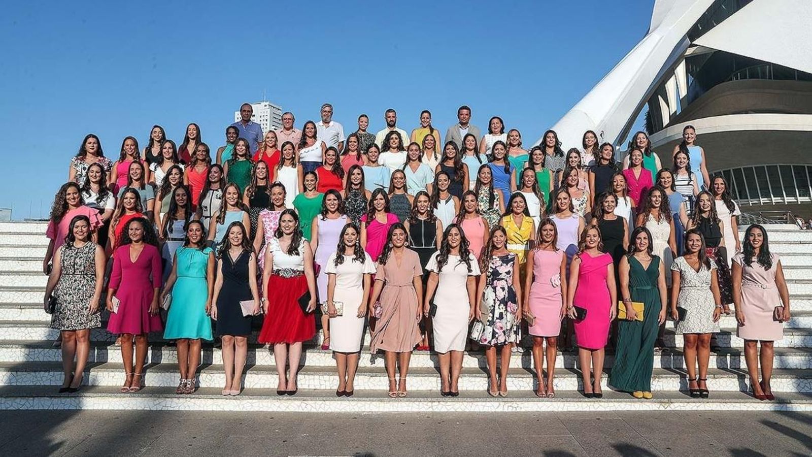 Les candidates a falleres majors de València 2020