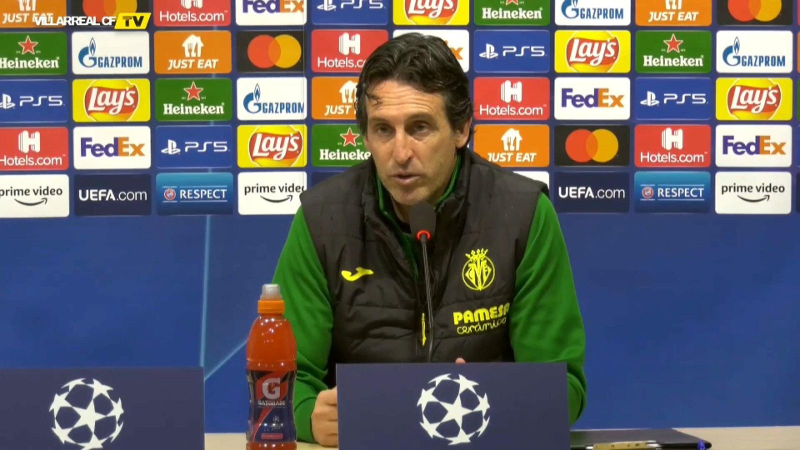 L'entrenador del Vila-real, Unai Emery