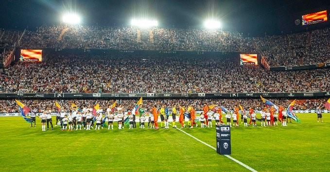 València CF a Mestalla (foto València CF) València CF a Mestalla (foto València CF)