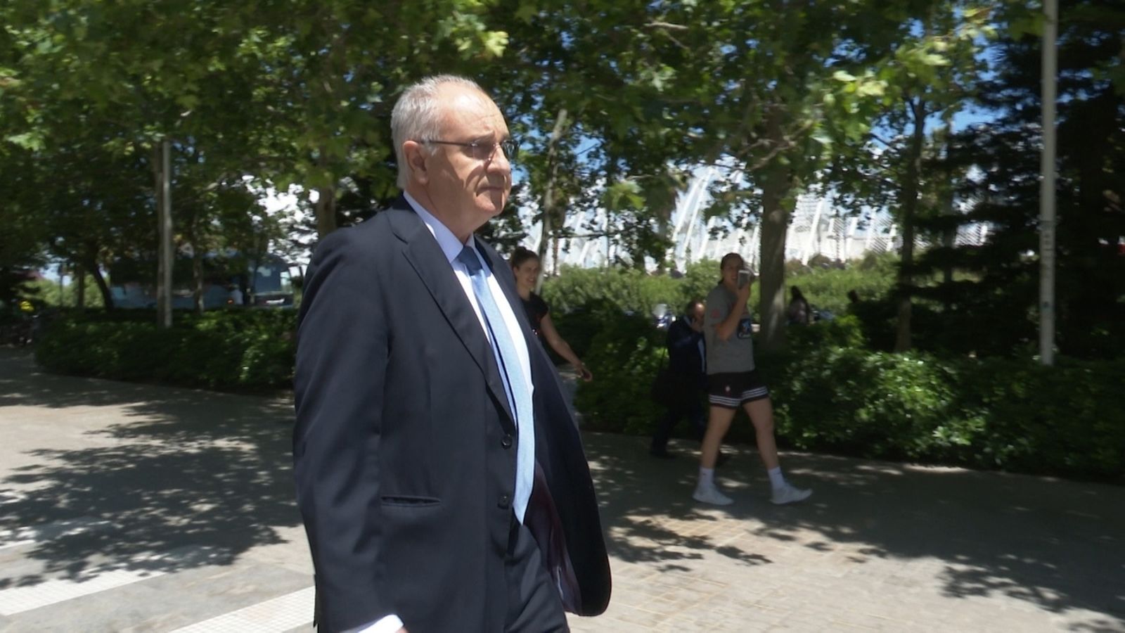 Blasco, a l’eixida de la Ciutat de la Justícia