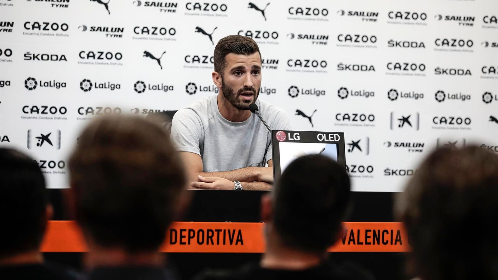 Gayà, durant la roda de premsa