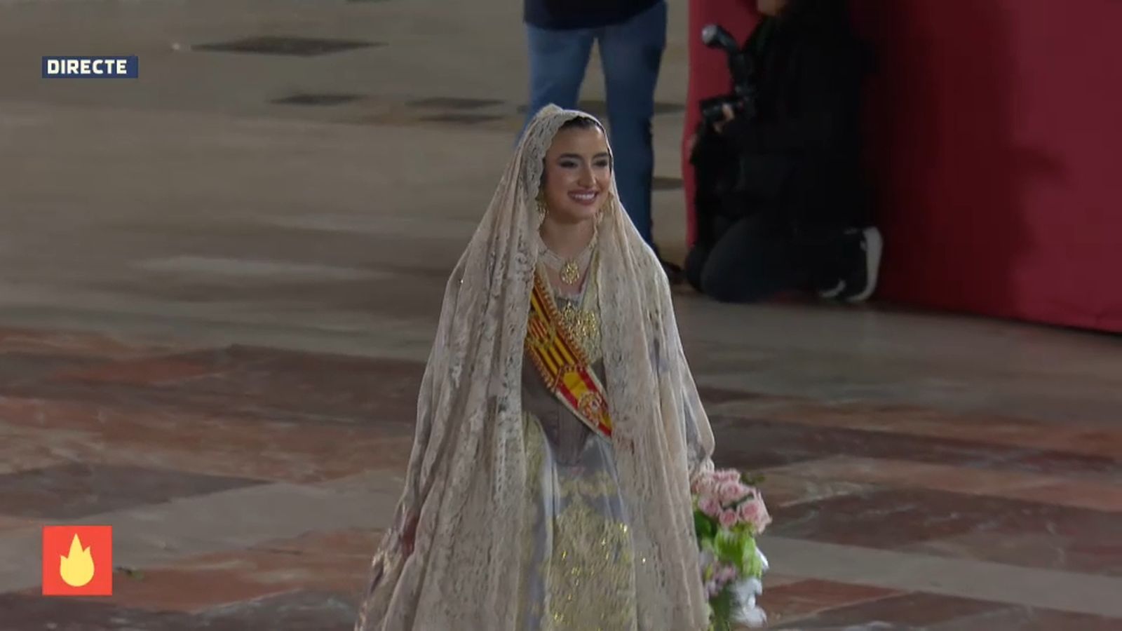 Carmen Prades, fallera major 2026 tanca l'ofrena