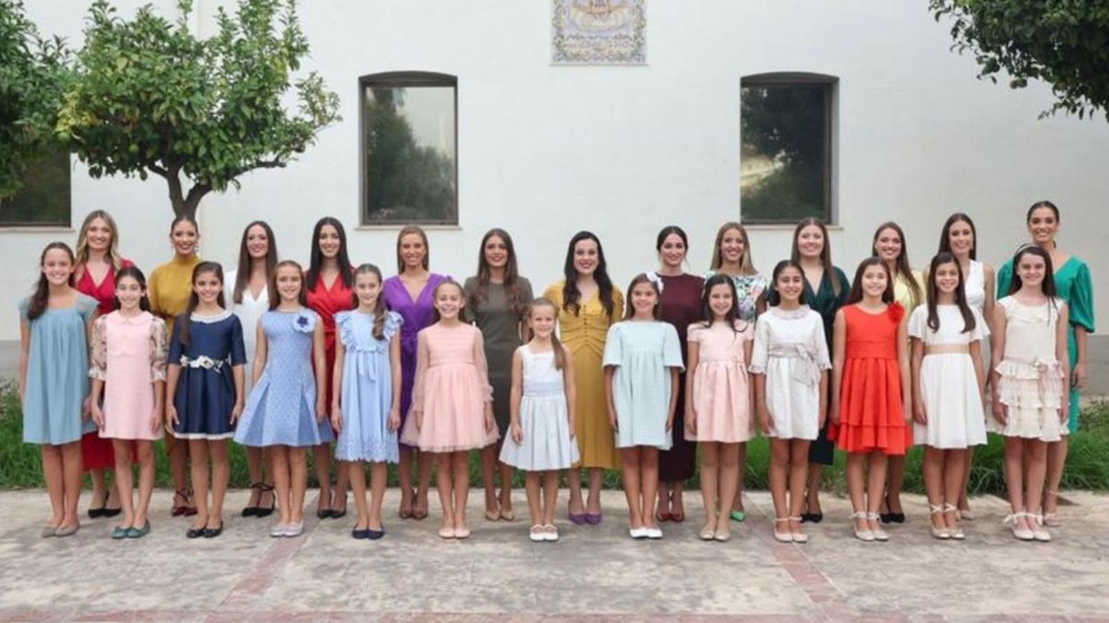 Les candidates a fallera major i fallera major infantil de València