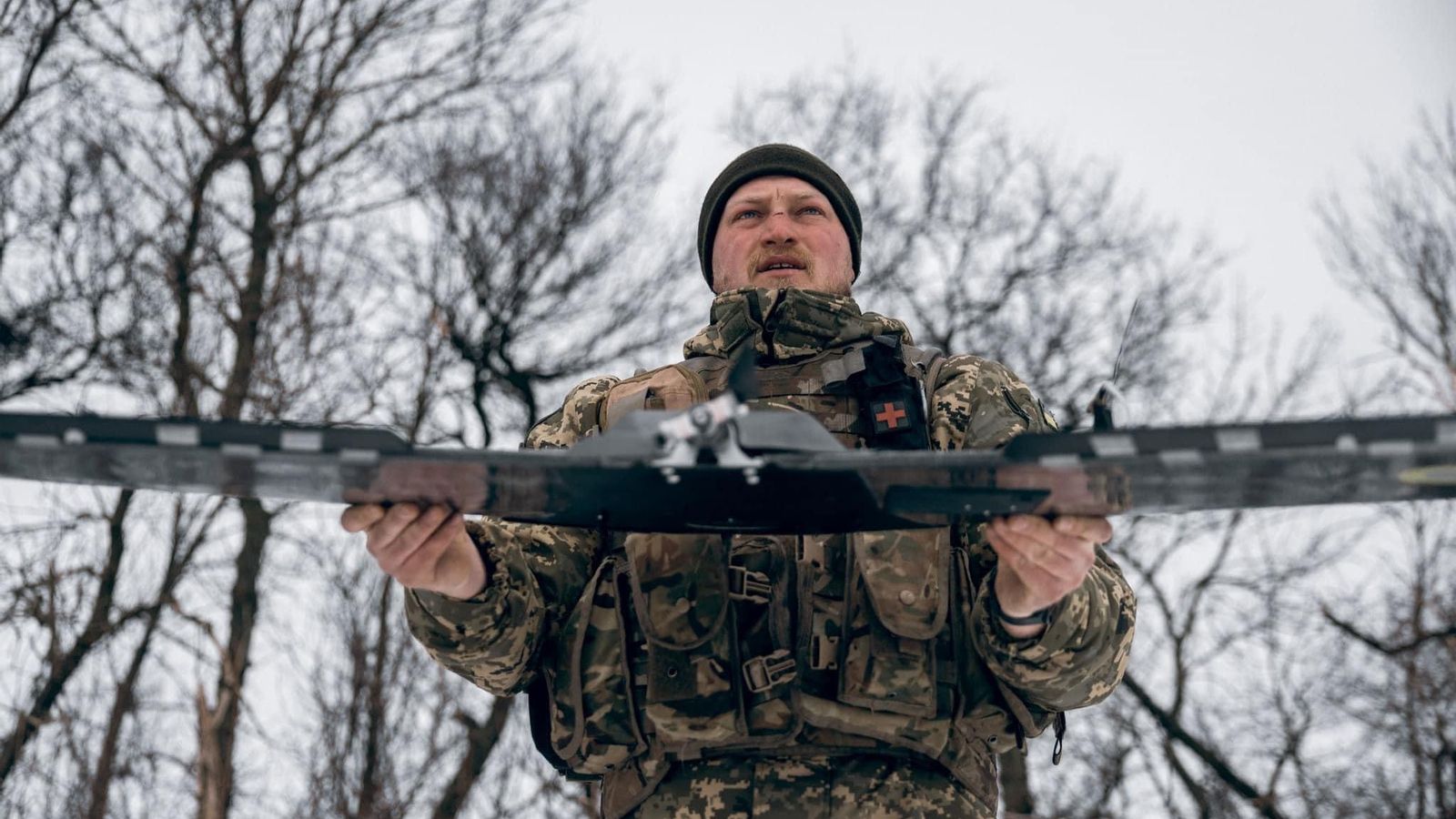Soldat ucraïnés en el front