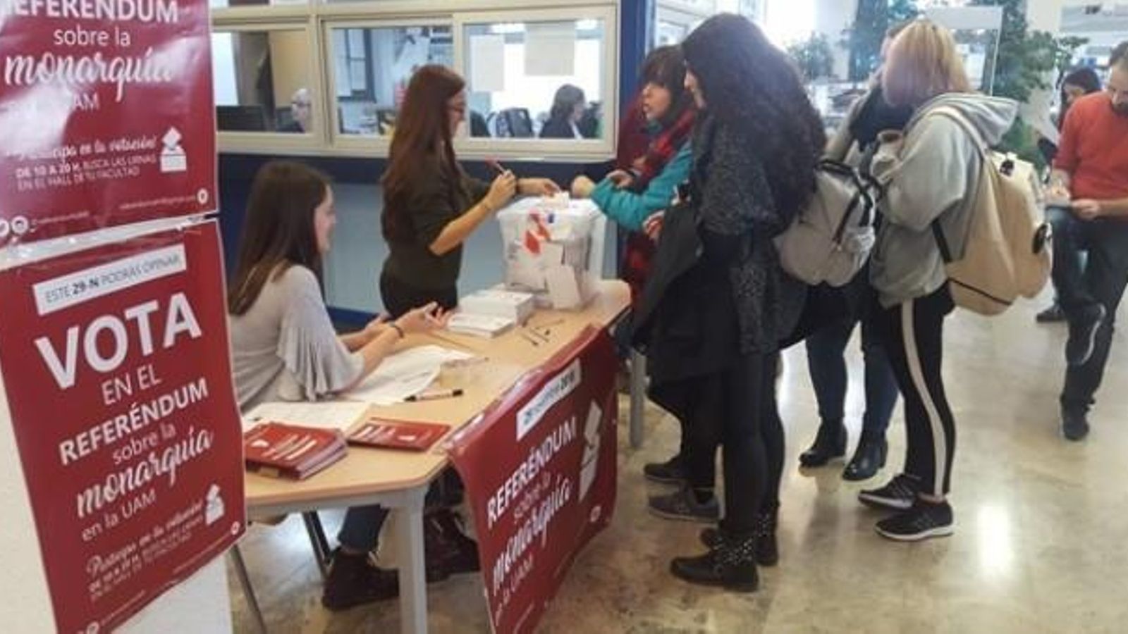 Referéndum simbòlic sobre la monarquia celebrat a la Universitat Autònoma de Madrid
