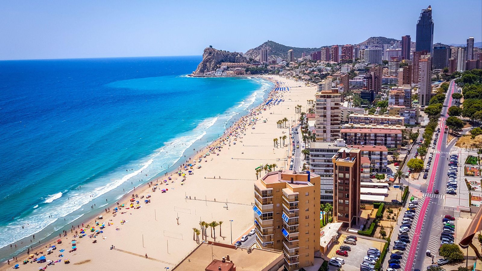 Imatge d'arxiu de la platja de Ponent de Benidorm
