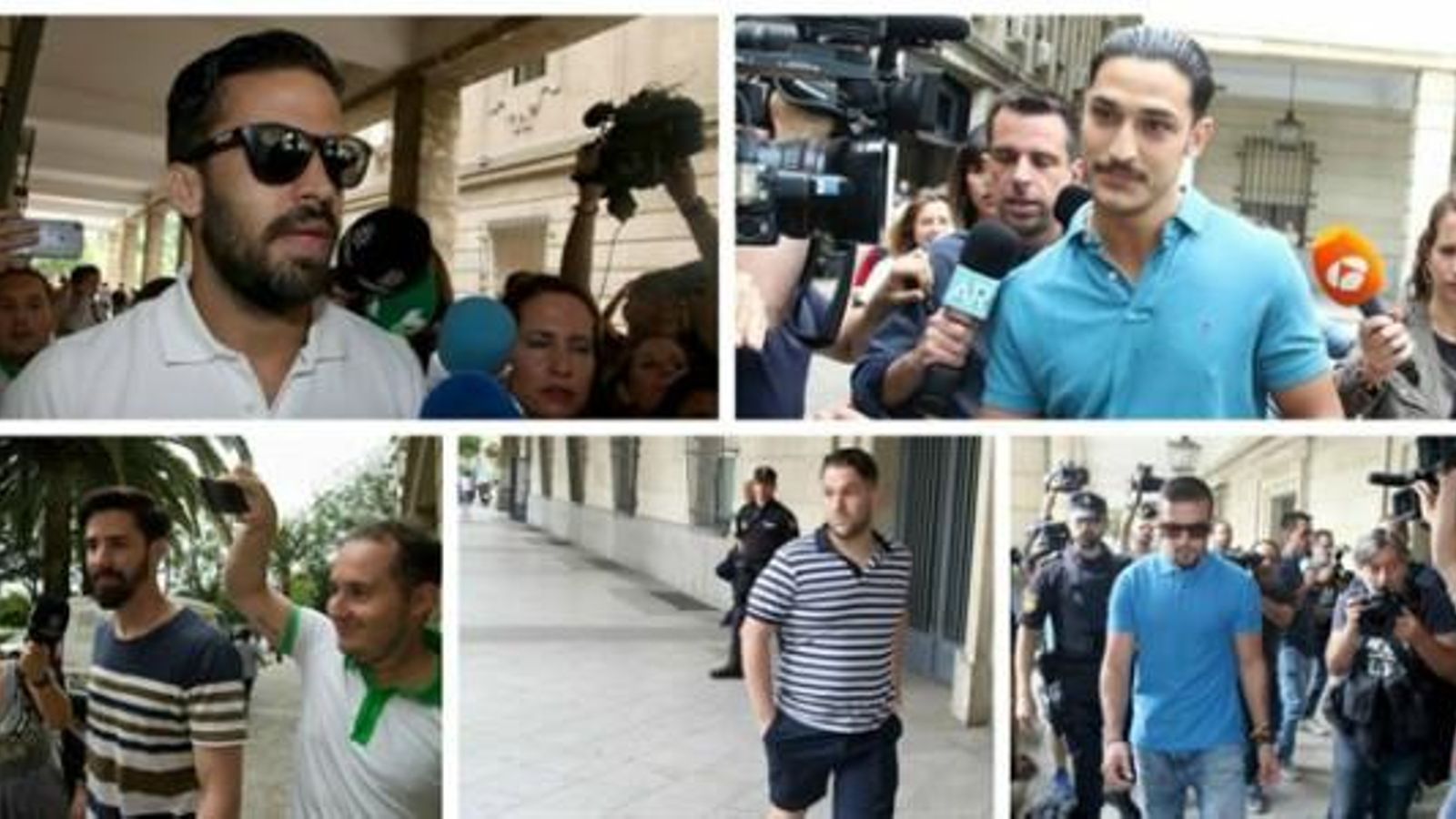 Els membres de ‘La Manada’ continuaran en llibertat provisional