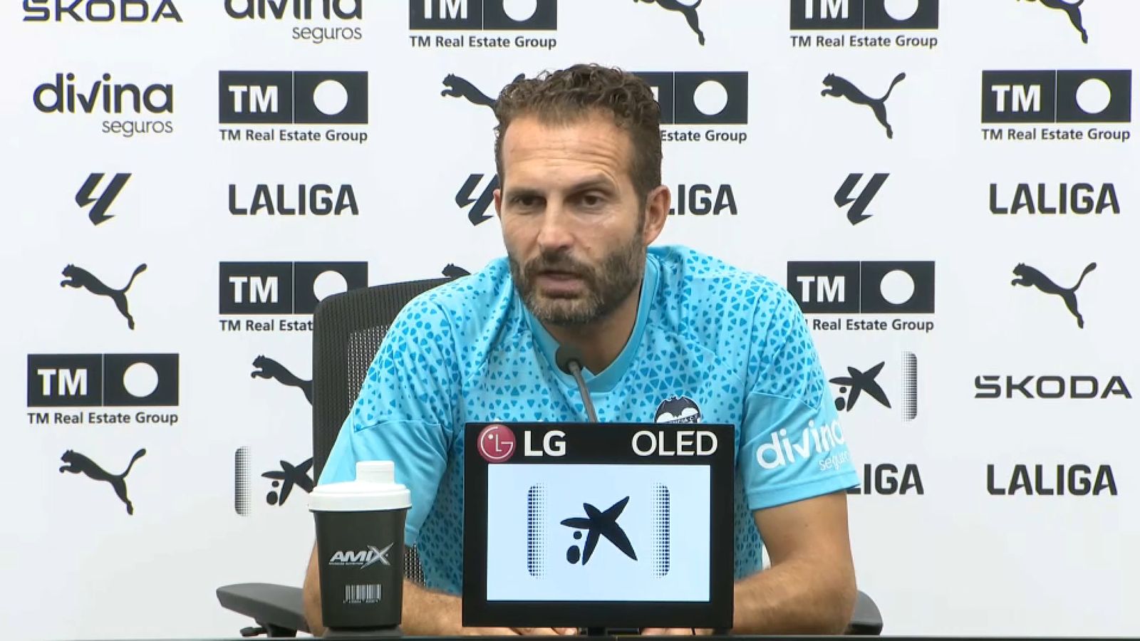 El tècnic del València, Rubén Baraja