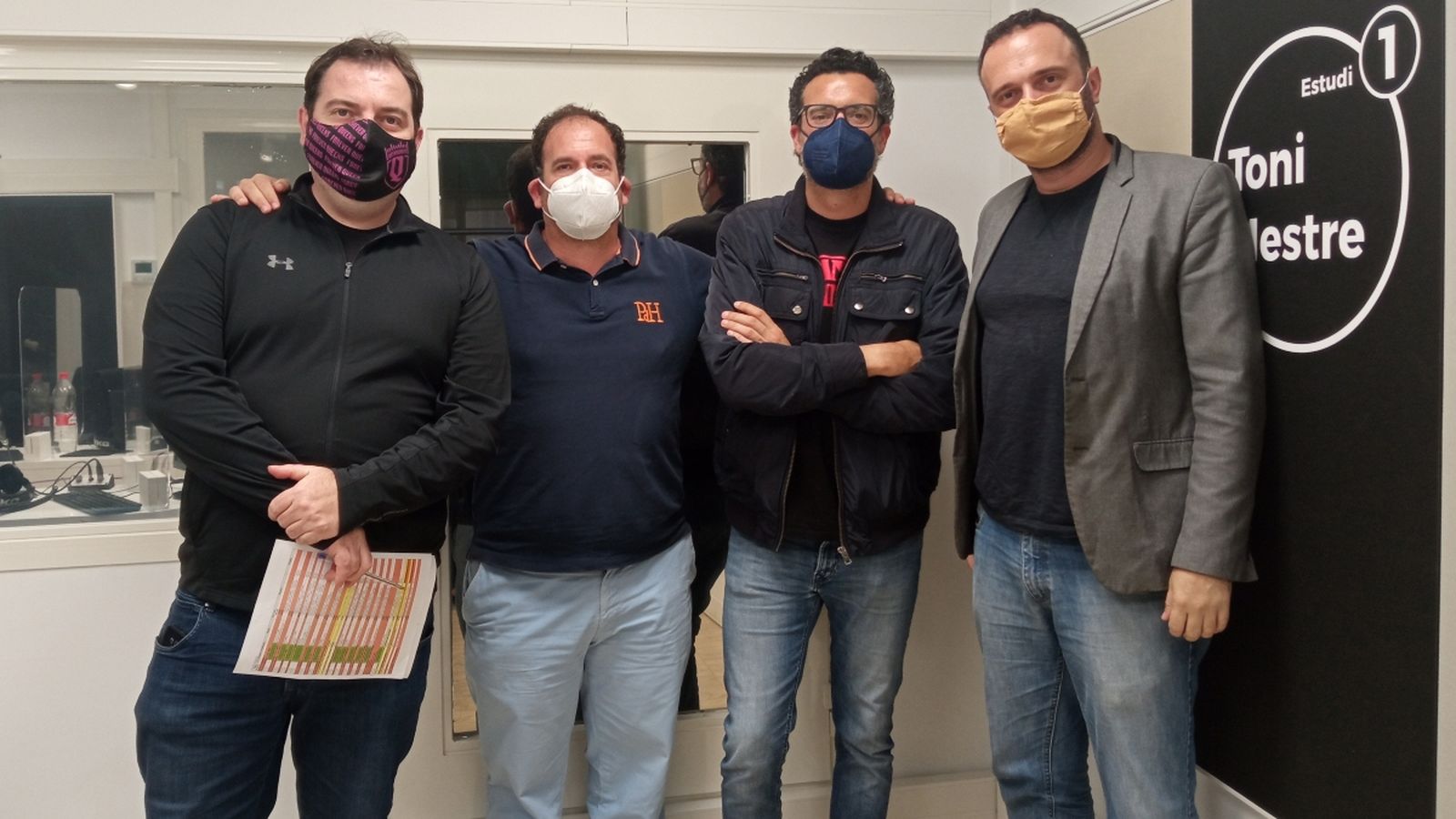 Gustavo Clemente, Conrado Valle, Damià Vidagany i David Torres