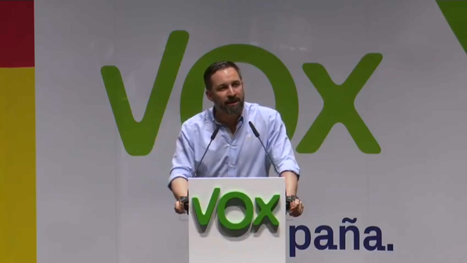 Abascal demana el vot als que “alguna vegada votaren el PSOE i els va decebre” Abascal demana el vot als que “alguna vegada votaren el PSOE i els va decebre”