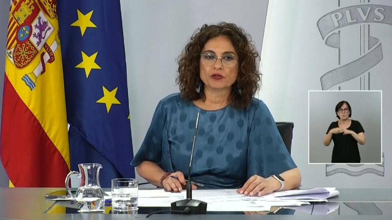 La ministra d'Hisenda, Maria Jesús Montero