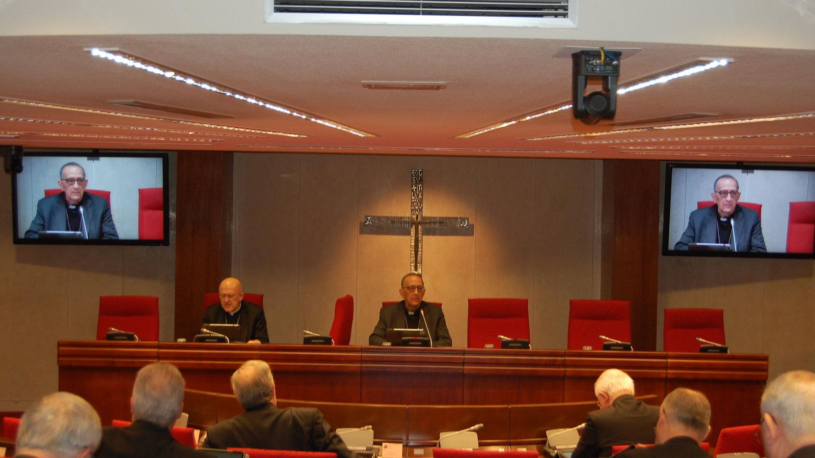 En imatge, l'última reunió de la comissió permanent de la Conferència Episcopal, en què es van donar compte dels avanços en la investigació dels abusos