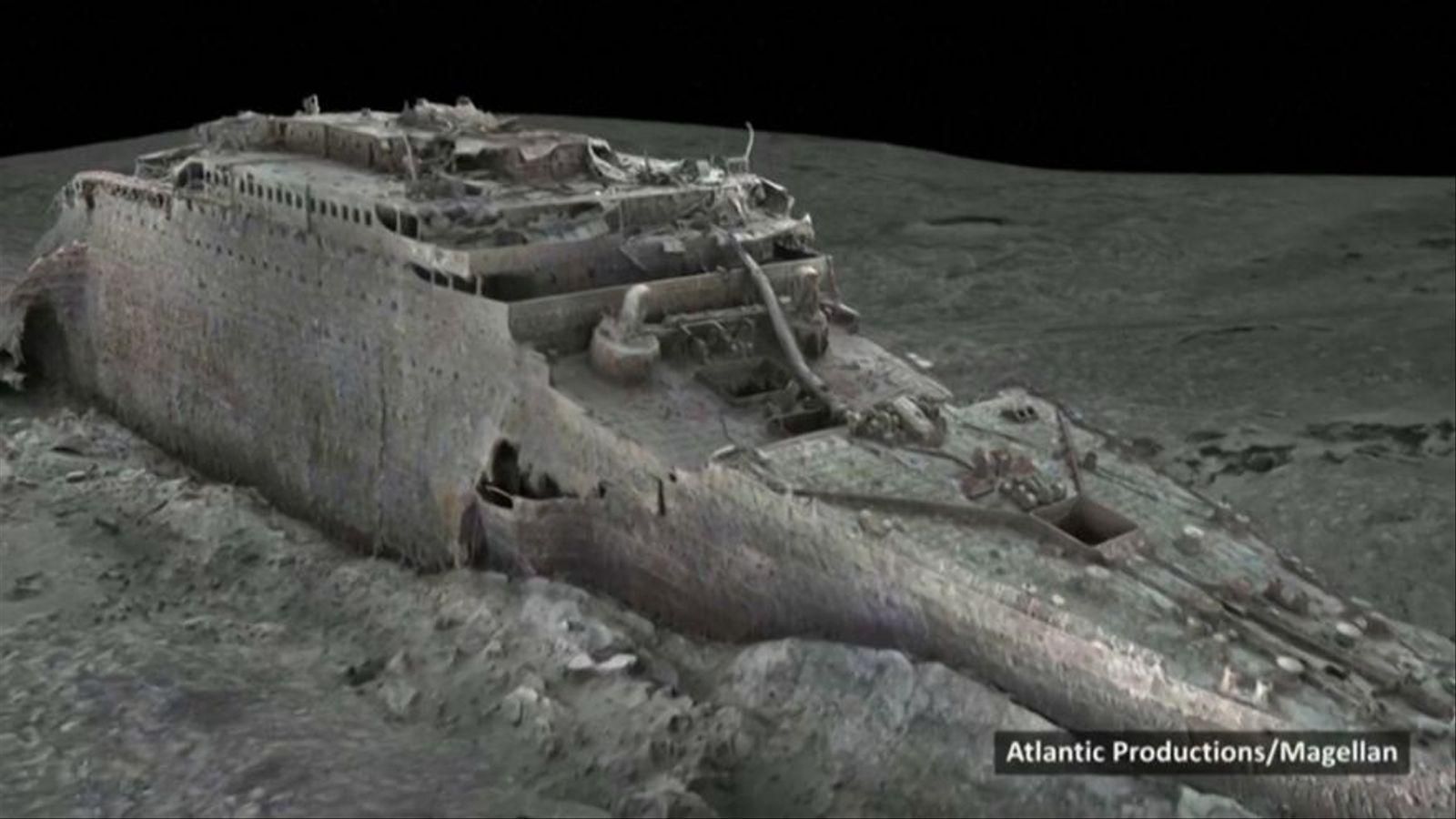 Reconstrucció del Titanic en tres dimensions
