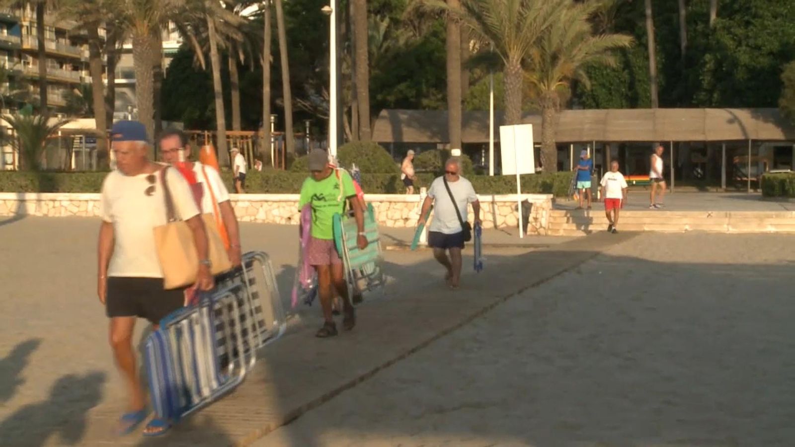 Platja de Sant Antoni, a Cullera, l'estiu de 2022
