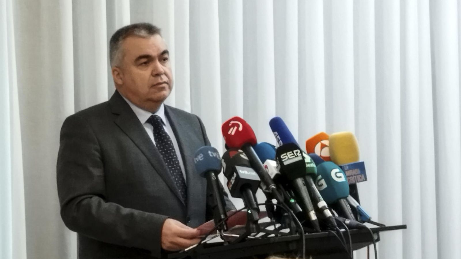 Santos Cerdán, secretari d'organització del PSOE, aquest dijous a Brussel·les