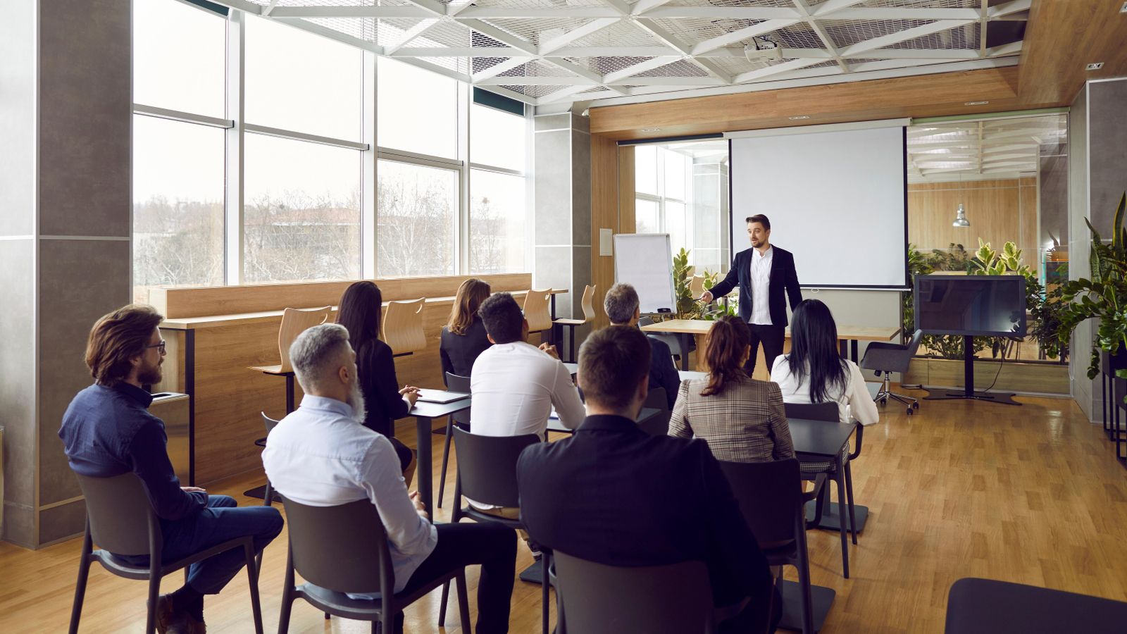 Alumnes d'una formació empresarial en una imatge d'arxiu