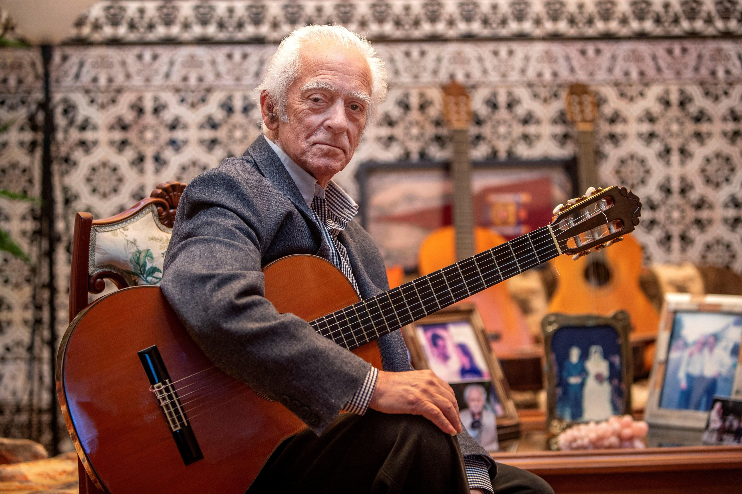 Imatge d'arxiu del guitarrista i compositor Manolo Sanlúcar Imatge d'arxiu del guitarrista i compositor Manolo Sanlúcar