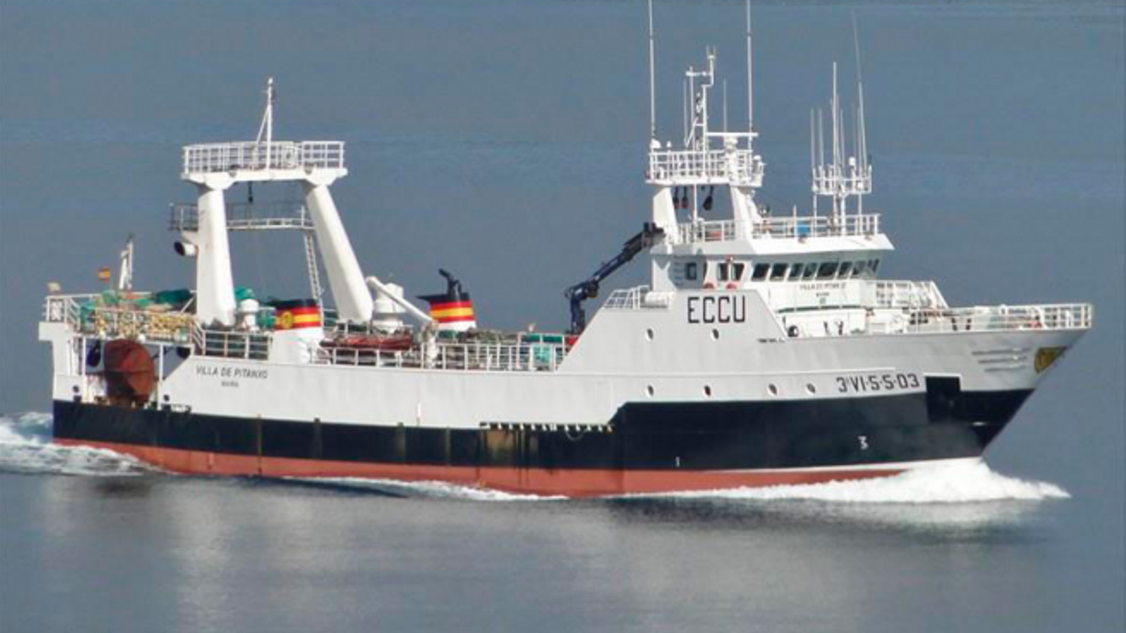 Imatge d'arxiu del vaixell Villa de Pitanxo afonat a Terranova
