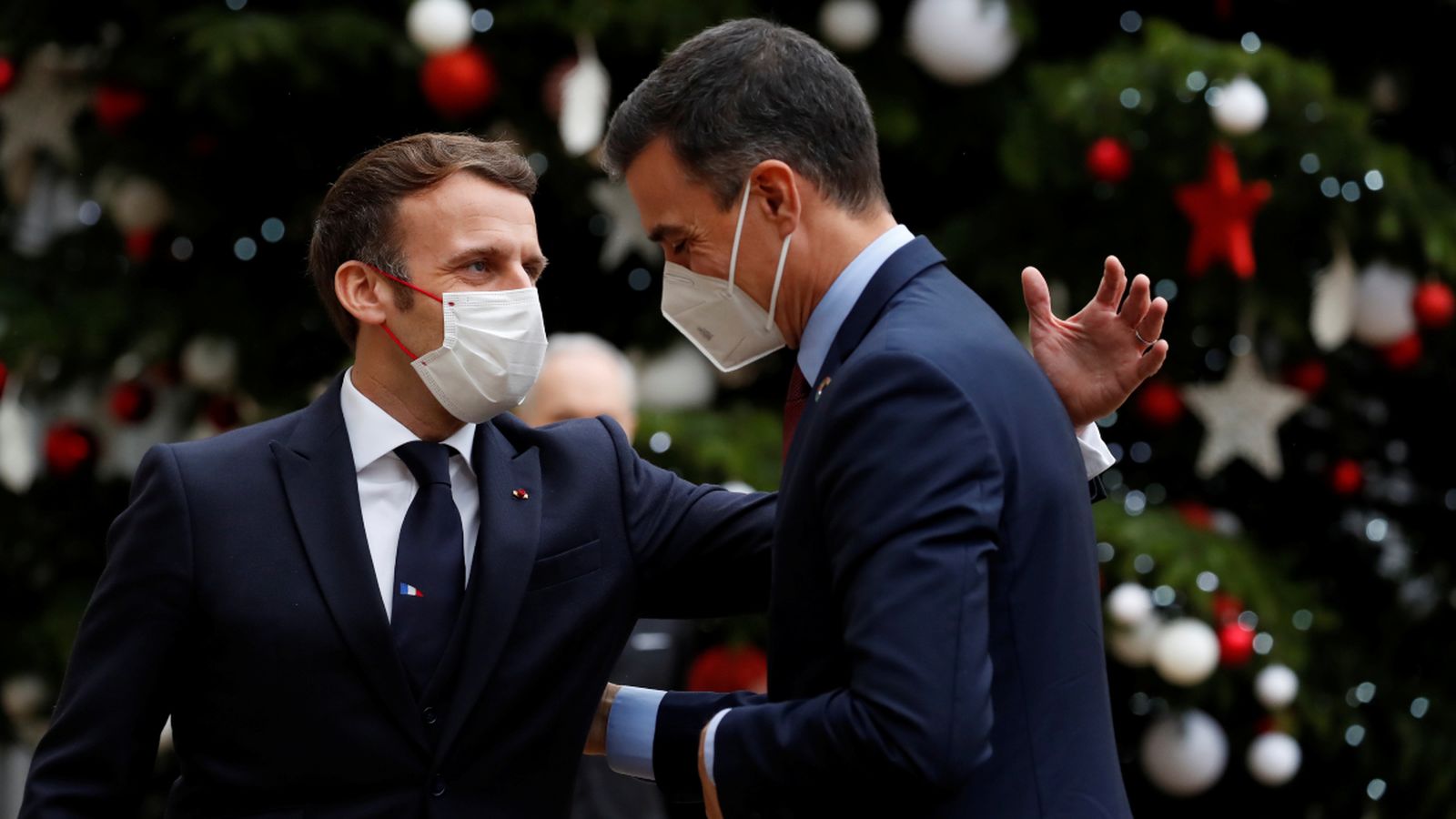 Emmanuel Macron i Pedro Sánchez aquest dimecres en l'Elisi
