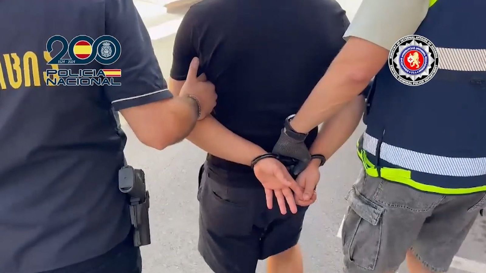 Detenció d'un dels presumptes membres del grup criminal