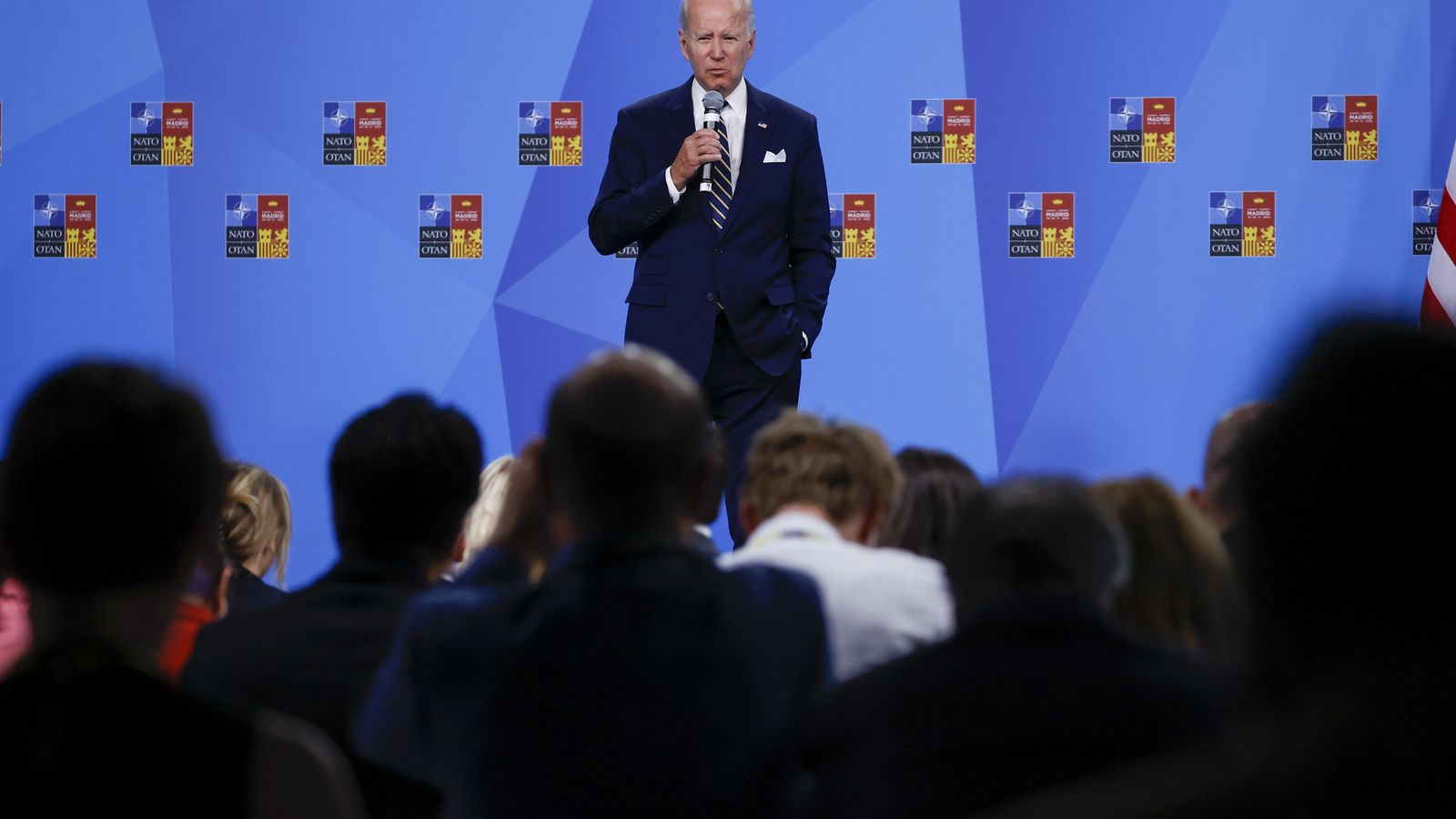 Biden, aquest dijous, en roda de premsa