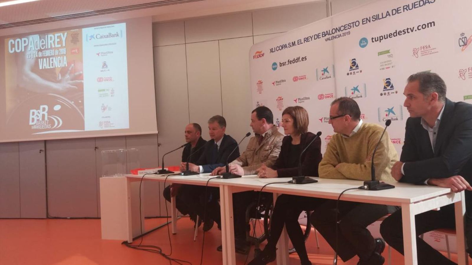 Presentació sorteig Copa del Rei de bàsquet en cadira de rodes