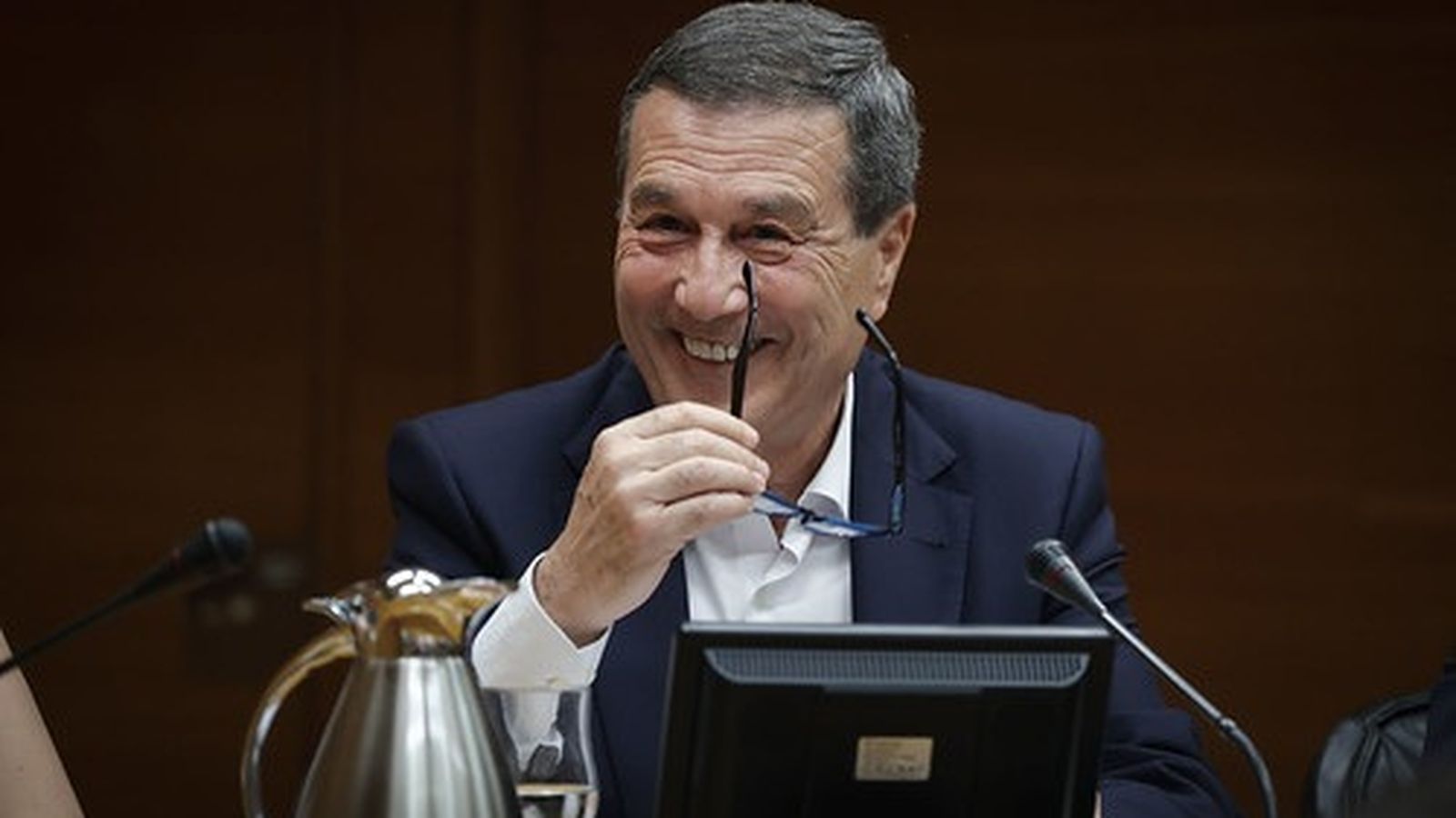 Marciano Gómez, este dimarts, mentre explica els comptes del seu departament