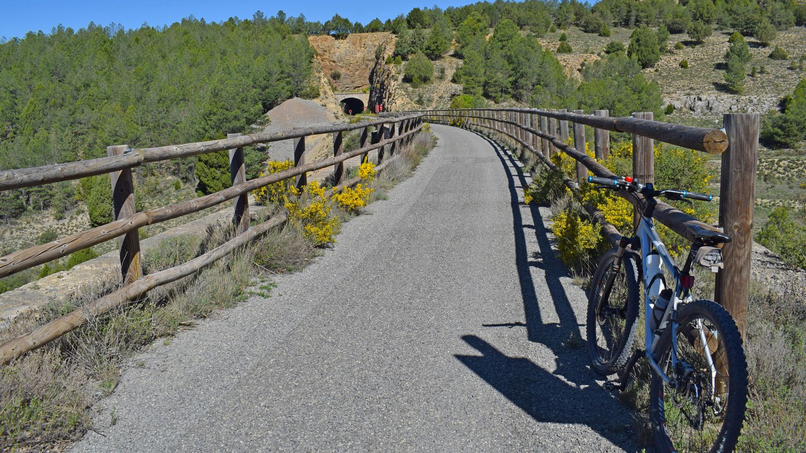 Tram de la via verda d'Ojos negros